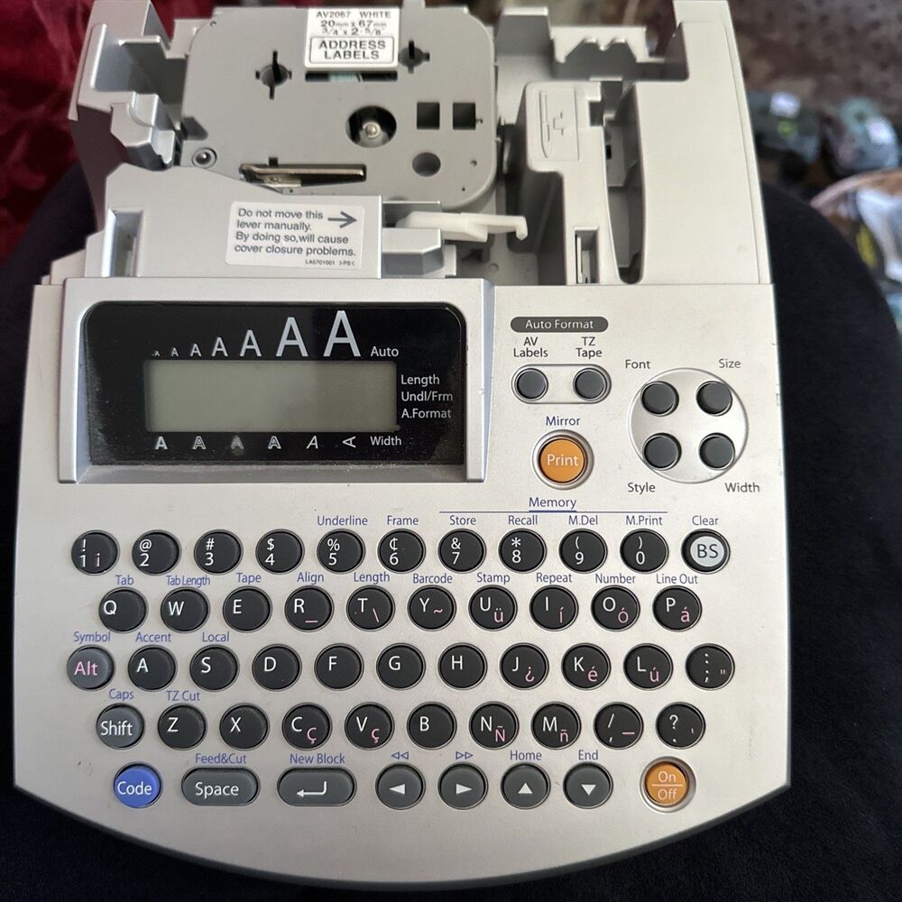 Brother P-Touch PT-2600/2610 Label Maker Parts Only No Cord